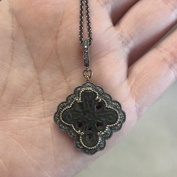 Cynthia Ann Medieval Cross Artifact Pendant - Picture 2 of 3